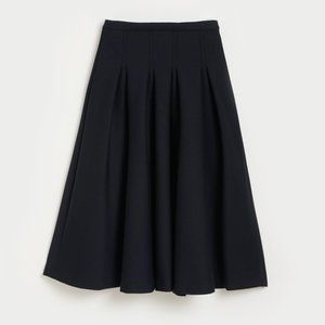 NATAN Pleated Midi Skirt